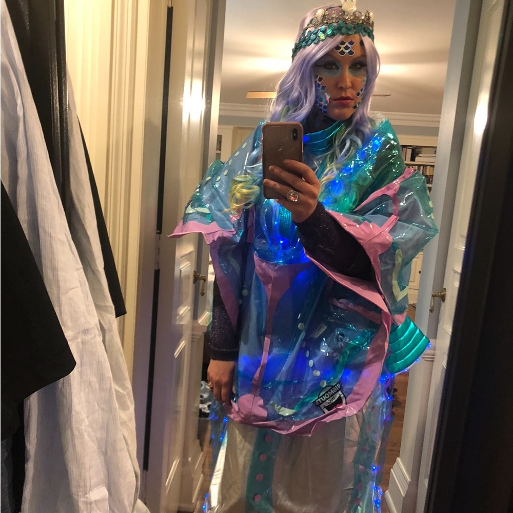 JELLYFISH CUSTOM HALLOWEEN COSTUME ADULT MEDIUM AWARD WINNER! 3PC! BLOW UP SEA - Picture 8 of 17